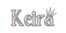 Keira - Princess crown - First name