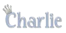 Charlie - Prince crown - First name