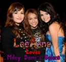 miley demi and selena : LeeAnne