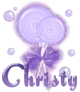 Purple lollipop- Christy