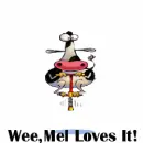 cow jumping on pogo stick