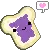 purple toast