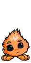 baby orange jubjub trying to jump