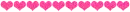 cute pink hearts