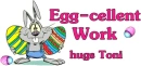 Rabbit with eggs