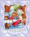 mouse reading in a chair
