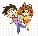 punching girl