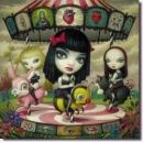 Jack off Jill- Clear Hearts Grey Flowers