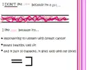 Just because i'm a girl, that doesn't mean i like pink