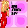 I love Johnny Depp