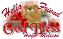 Hello Friend- Hugs Melissa