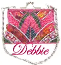 PINK BEADED BAG: DEBBIE