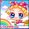 loading girl