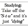 Studying