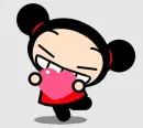 Pucca and heart