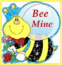 bee with flowers