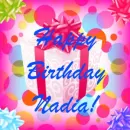 Happy Birthday Nadia