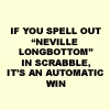 Neville Longbottom-Scrabble