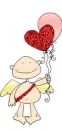 Cupid balloons