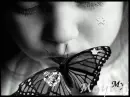 Baby with butterfly
