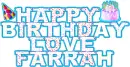 Happy Birthday Love Farrah
