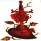 Rose Dagger in heart