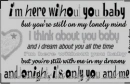 here without you