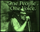 Bob Marley: One people One voice.