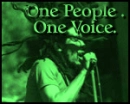 Bob Marley: One people One voice.