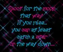 shoot for the moon