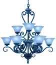 BLUE CHANDELIER