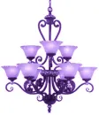 PURPLE CHANDELIER