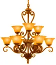 ORANGE CHANDELIER