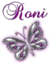 Purple butterfly- Roni