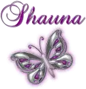 Purple butterfly- Shauna