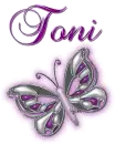 Purple butterfly- Toni