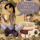 Rita - coffee pinup toon