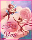 Love Cupids Pink Roses For You