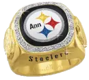 pittsburgh steelers diamond ring ann