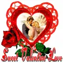 Sweet Valentine Love Heart Rose