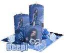 Candle Mystic Lady Blue - Deepi