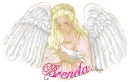 Glitter Angel Dove - Brenda