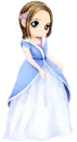 princess in blue dress
