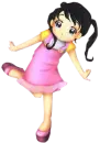 girl in pink