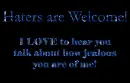 welcome haters