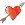 MINI HEART WITH ARROW