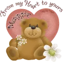 Valentino Flora Beary Heart - From my Heart to Yours, Maggie