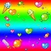 rainbow candy