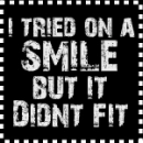 fake smile