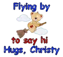 Flying by- Christy
